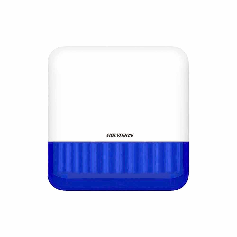 HIKVISION DS-PS1-E-WE 868MHZ 110DB DIŞ ORTAM IP65 KABLOSUZ SİREN MAVİ RENK