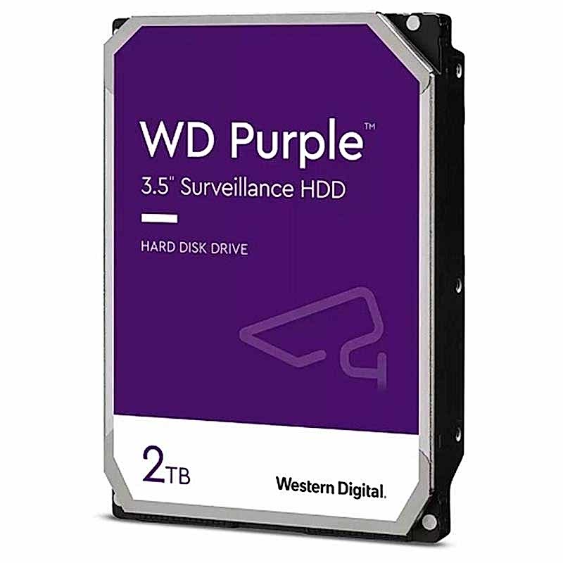 2 TB WD 3.5 PURPLE SATA3 5400RPM 64MB 7/24 GUVENLIK