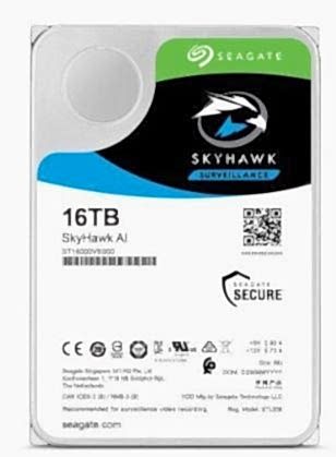 16 TB SEAGATE 3.5 SKYHAWK SATA 7200RPM 256MB 7/24 GUVENLIK
